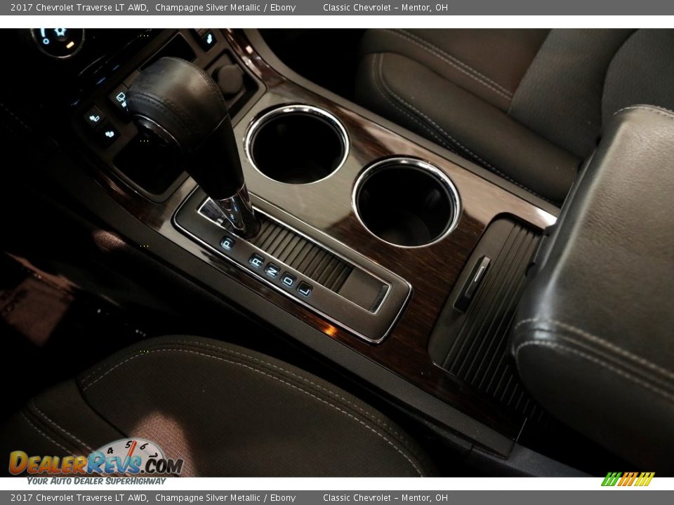 2017 Chevrolet Traverse LT AWD Champagne Silver Metallic / Ebony Photo #13