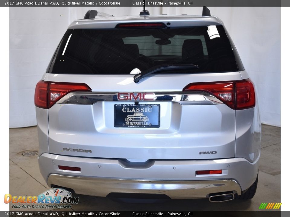 2017 GMC Acadia Denali AWD Quicksilver Metallic / Cocoa/Shale Photo #3