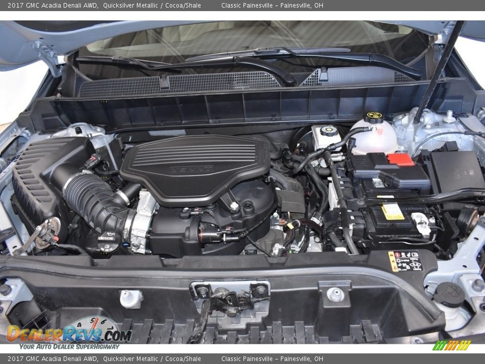 2017 GMC Acadia Denali AWD Quicksilver Metallic / Cocoa/Shale Photo #6