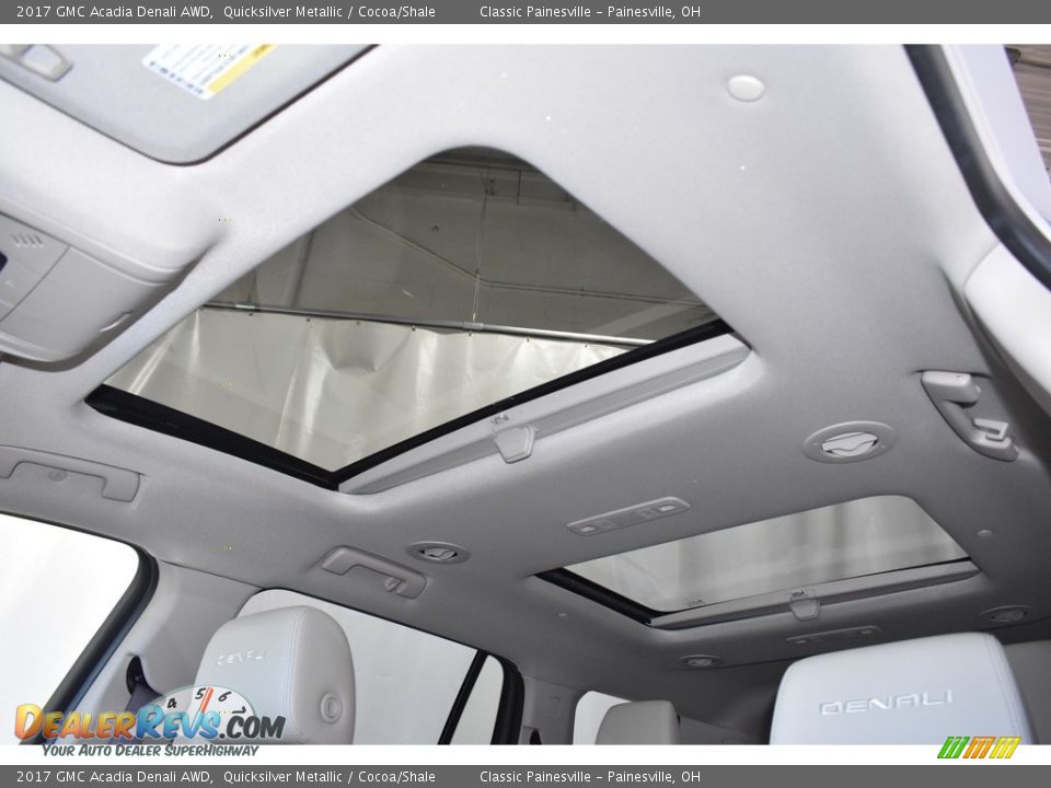 2017 GMC Acadia Denali AWD Quicksilver Metallic / Cocoa/Shale Photo #7