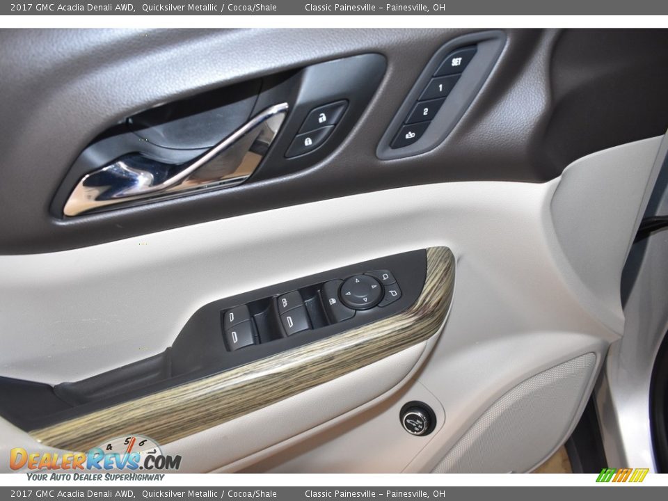 2017 GMC Acadia Denali AWD Quicksilver Metallic / Cocoa/Shale Photo #12