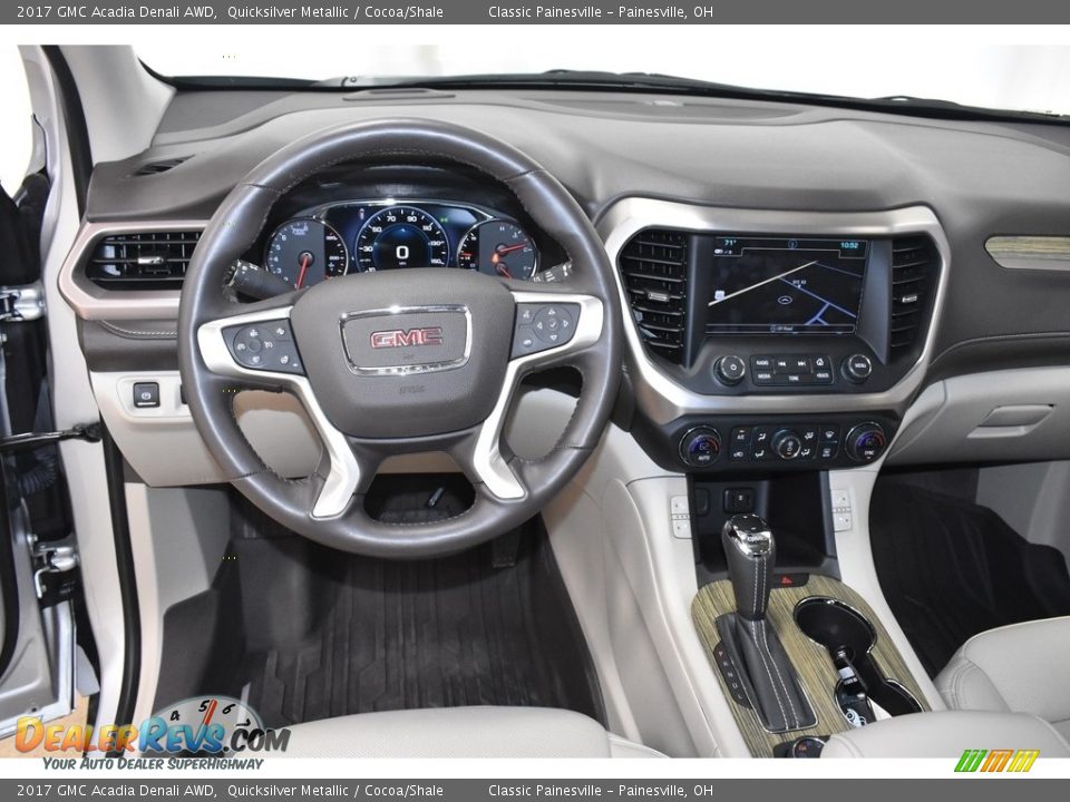 2017 GMC Acadia Denali AWD Quicksilver Metallic / Cocoa/Shale Photo #13