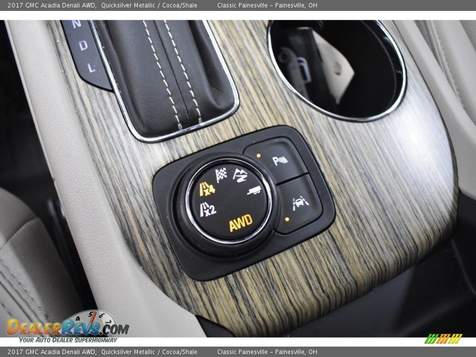 2017 GMC Acadia Denali AWD Quicksilver Metallic / Cocoa/Shale Photo #15