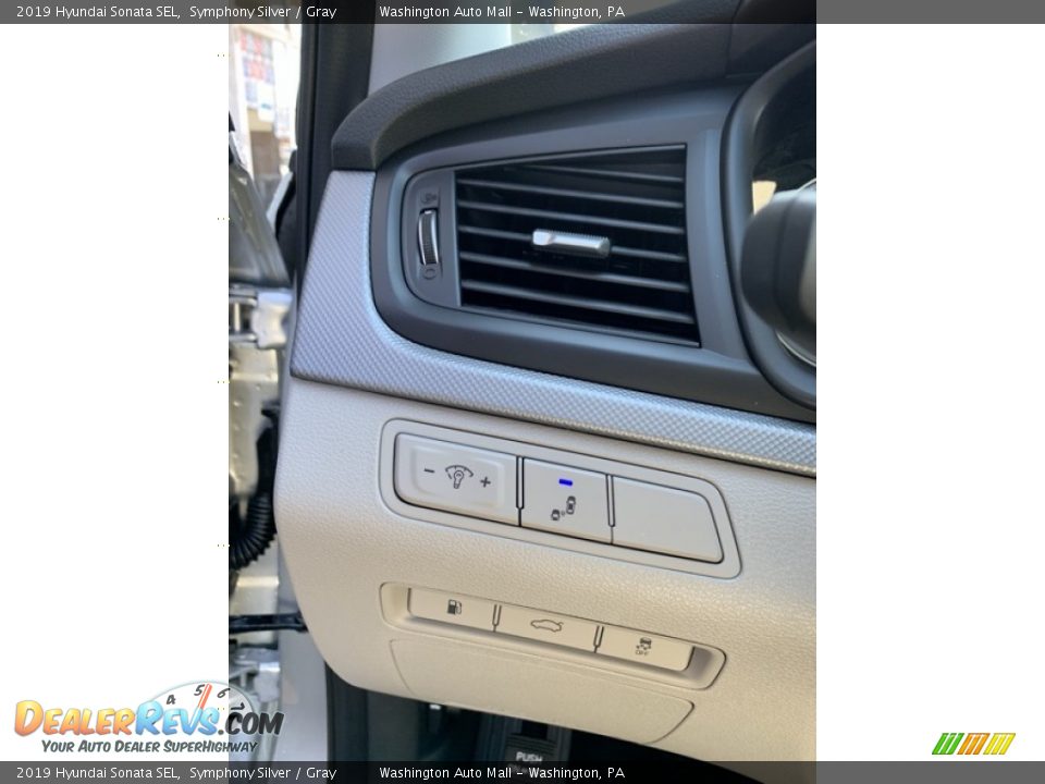 2019 Hyundai Sonata SEL Symphony Silver / Gray Photo #13
