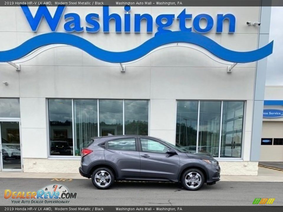 2019 Honda HR-V LX AWD Modern Steel Metallic / Black Photo #1