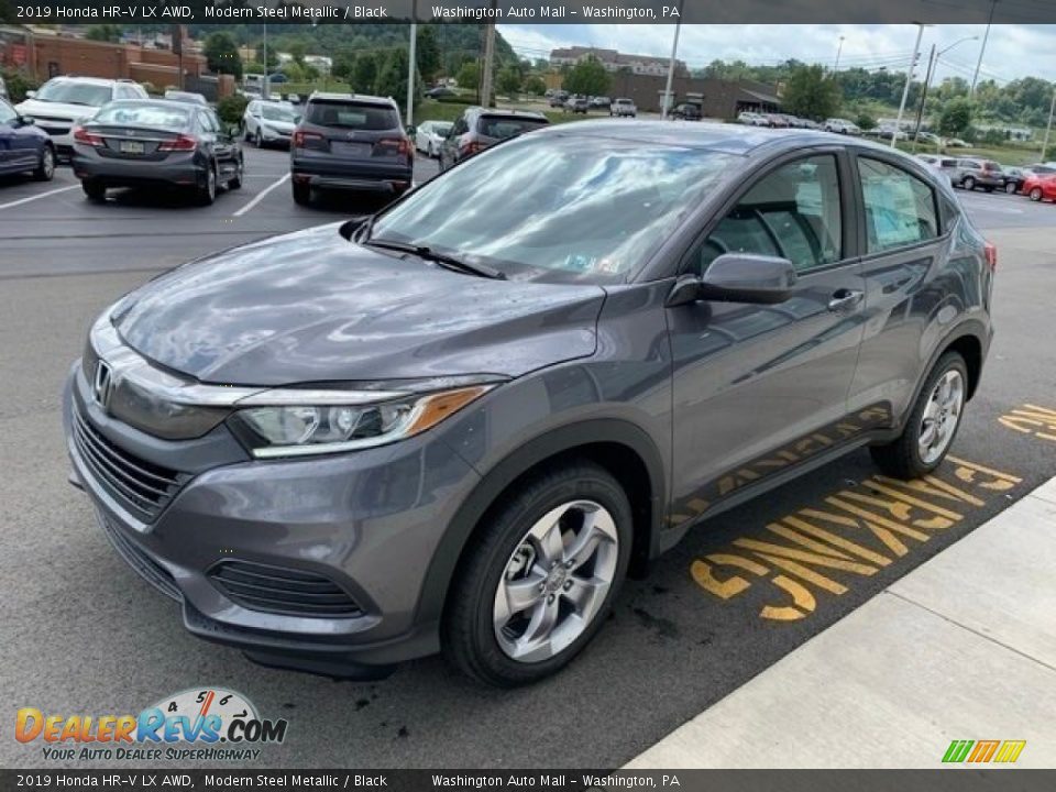 2019 Honda HR-V LX AWD Modern Steel Metallic / Black Photo #4