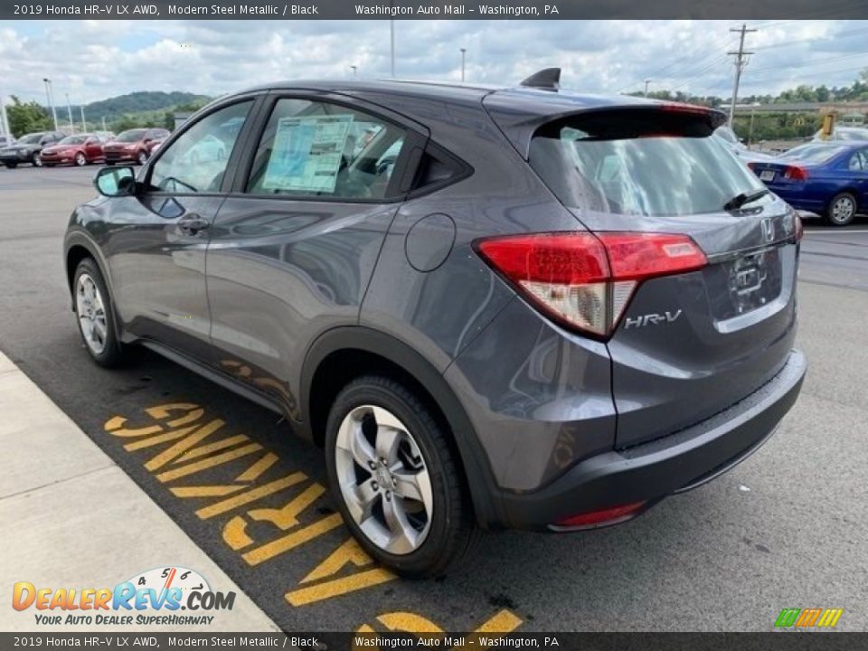 2019 Honda HR-V LX AWD Modern Steel Metallic / Black Photo #5