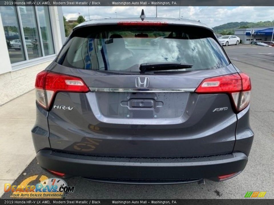 2019 Honda HR-V LX AWD Modern Steel Metallic / Black Photo #6