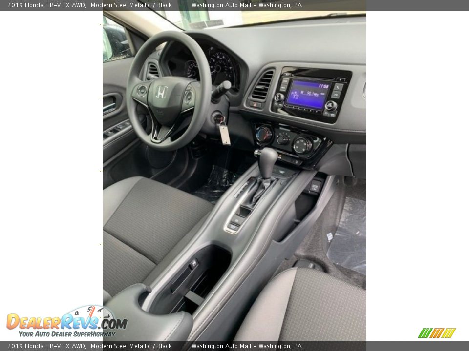 2019 Honda HR-V LX AWD Modern Steel Metallic / Black Photo #28