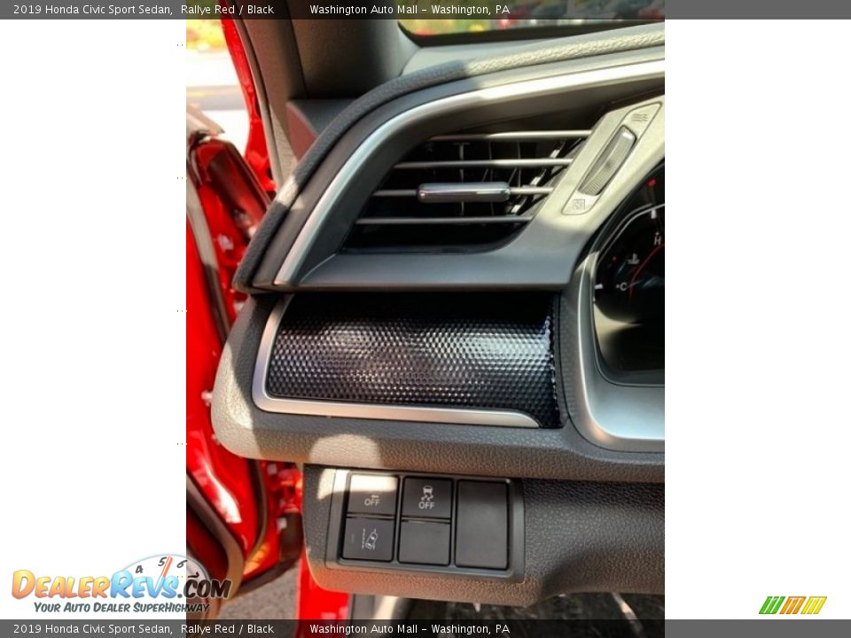 2019 Honda Civic Sport Sedan Rallye Red / Black Photo #12