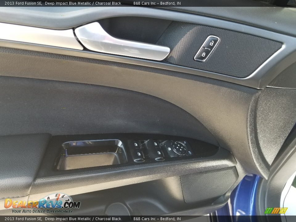 2013 Ford Fusion SE Deep Impact Blue Metallic / Charcoal Black Photo #8