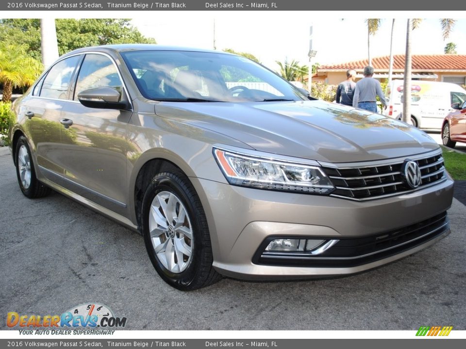 2016 Volkswagen Passat S Sedan Titanium Beige / Titan Black Photo #2