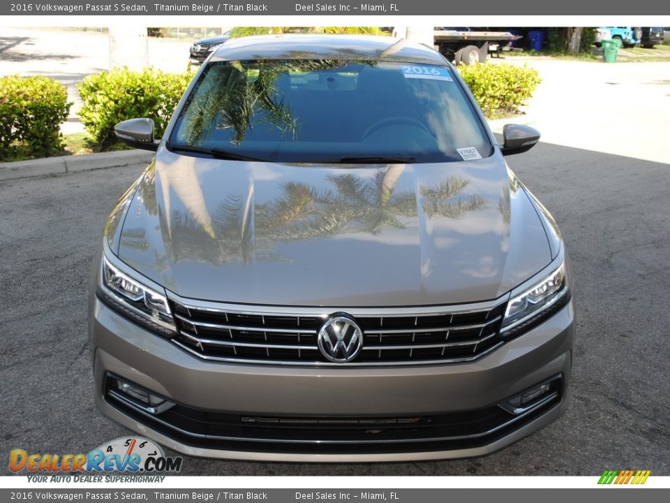 2016 Volkswagen Passat S Sedan Titanium Beige / Titan Black Photo #3