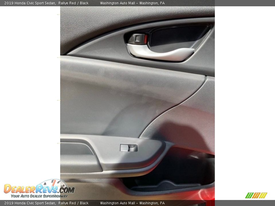 2019 Honda Civic Sport Sedan Rallye Red / Black Photo #17