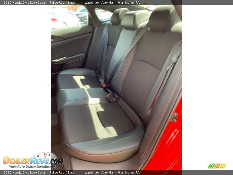 2019 Honda Civic Sport Sedan Rallye Red / Black Photo #18