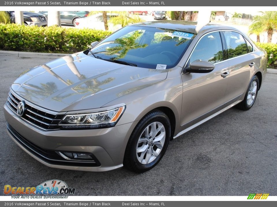 2016 Volkswagen Passat S Sedan Titanium Beige / Titan Black Photo #4