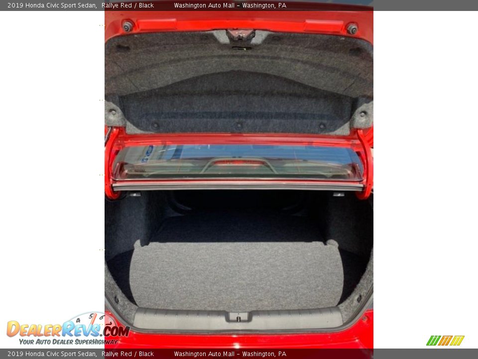 2019 Honda Civic Sport Sedan Rallye Red / Black Photo #21