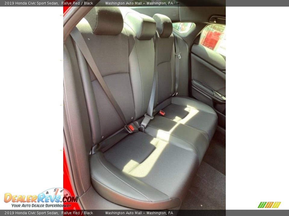 2019 Honda Civic Sport Sedan Rallye Red / Black Photo #24