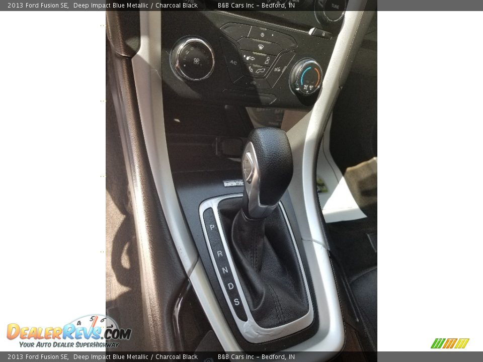 2013 Ford Fusion SE Deep Impact Blue Metallic / Charcoal Black Photo #12