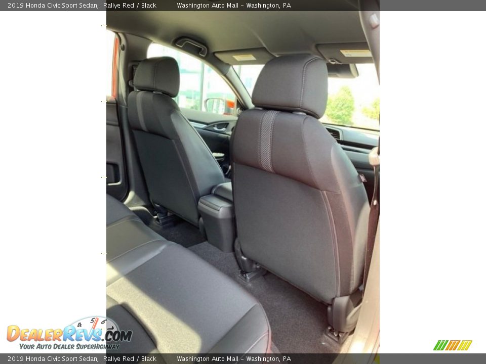 2019 Honda Civic Sport Sedan Rallye Red / Black Photo #25
