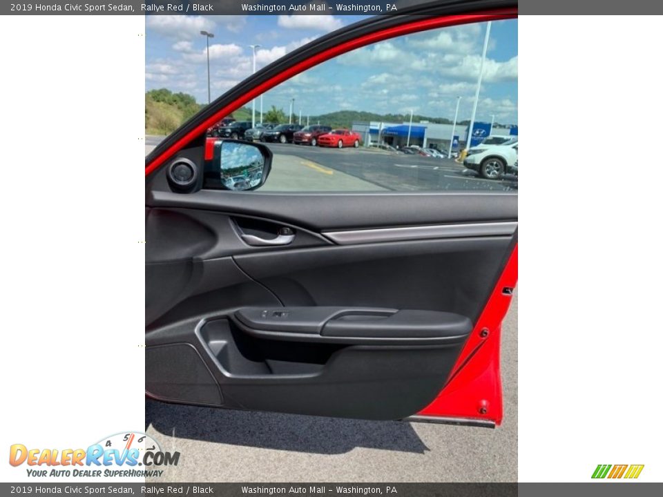 2019 Honda Civic Sport Sedan Rallye Red / Black Photo #26