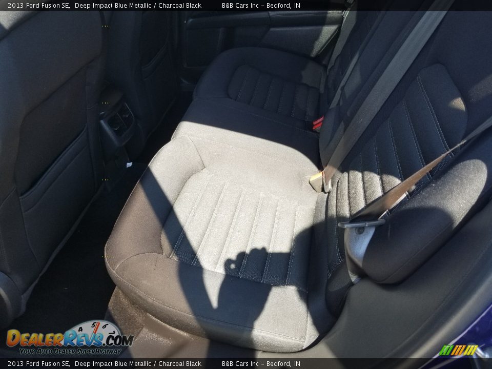 2013 Ford Fusion SE Deep Impact Blue Metallic / Charcoal Black Photo #13