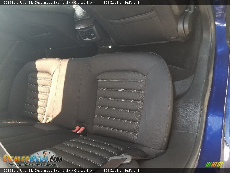2013 Ford Fusion SE Deep Impact Blue Metallic / Charcoal Black Photo #14