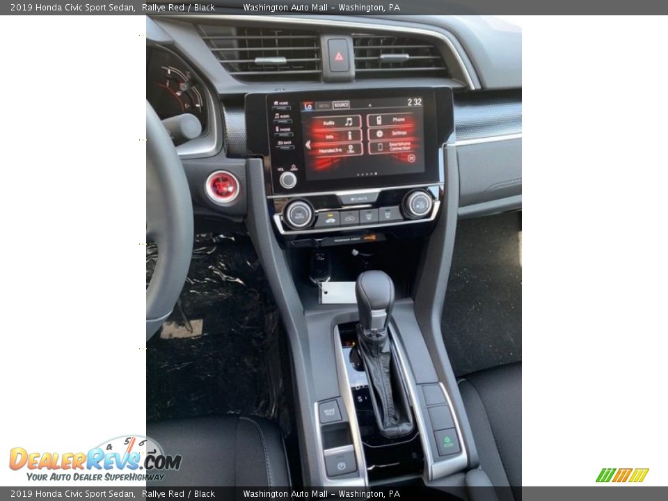2019 Honda Civic Sport Sedan Rallye Red / Black Photo #31