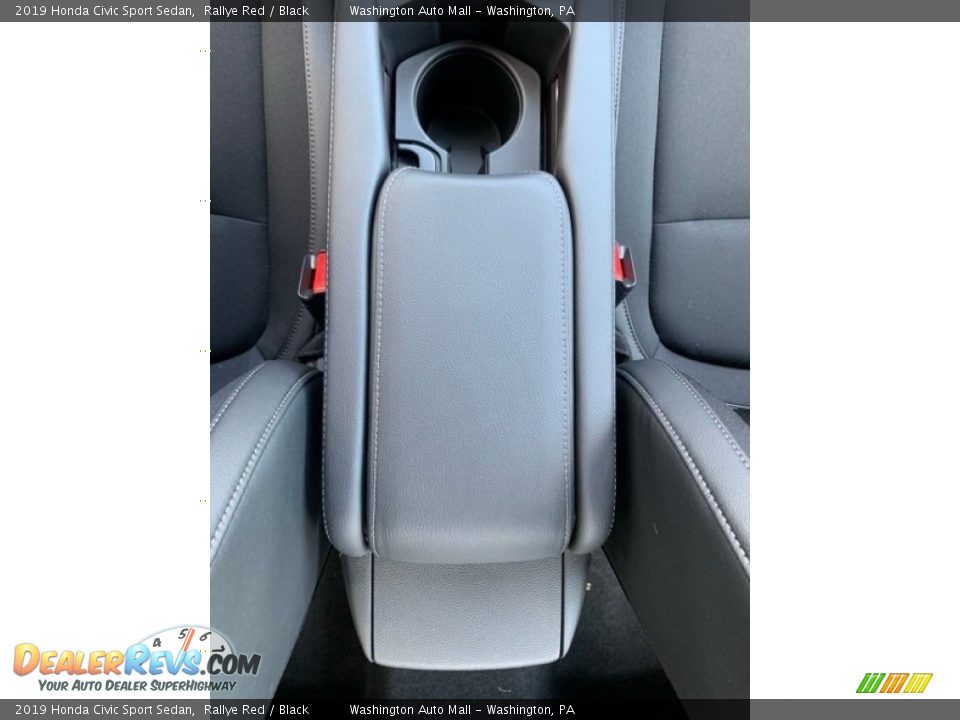 2019 Honda Civic Sport Sedan Rallye Red / Black Photo #34