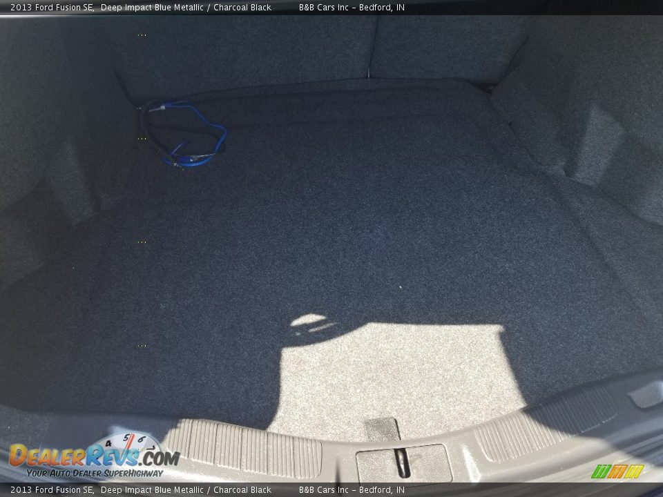 2013 Ford Fusion SE Deep Impact Blue Metallic / Charcoal Black Photo #16
