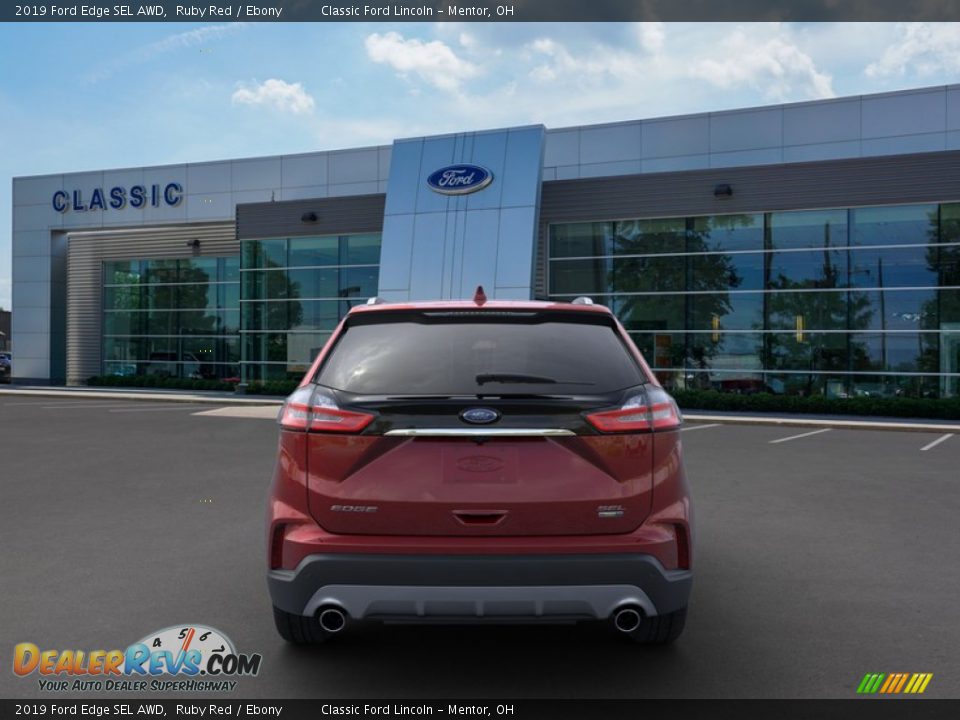 2019 Ford Edge SEL AWD Ruby Red / Ebony Photo #5