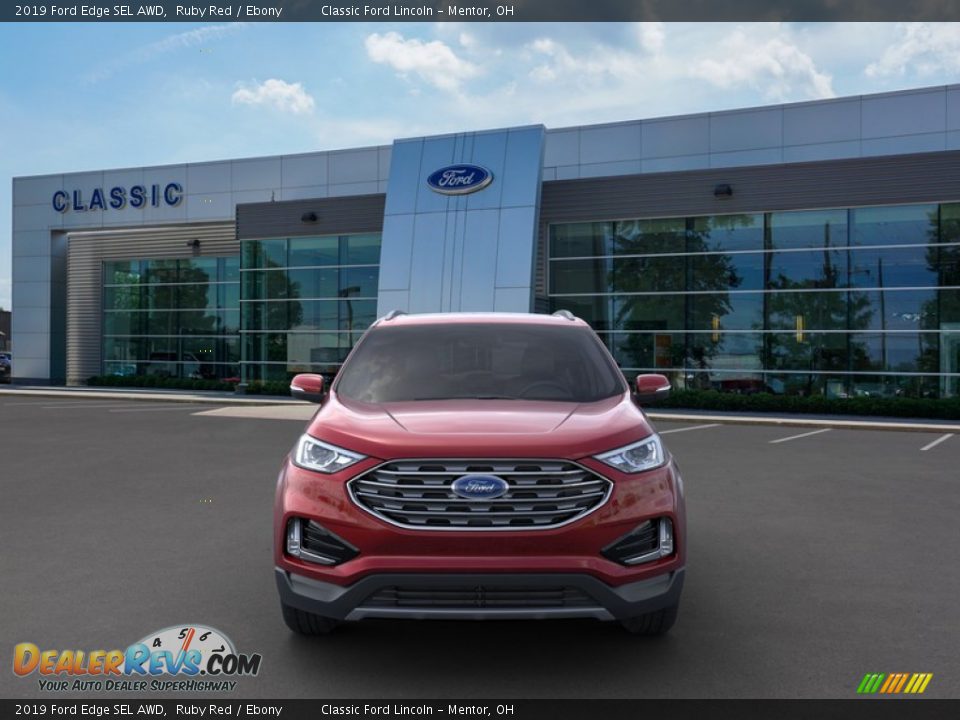 2019 Ford Edge SEL AWD Ruby Red / Ebony Photo #6