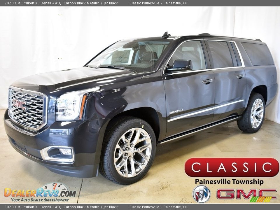 2020 GMC Yukon XL Denali 4WD Carbon Black Metallic / Jet Black Photo #1