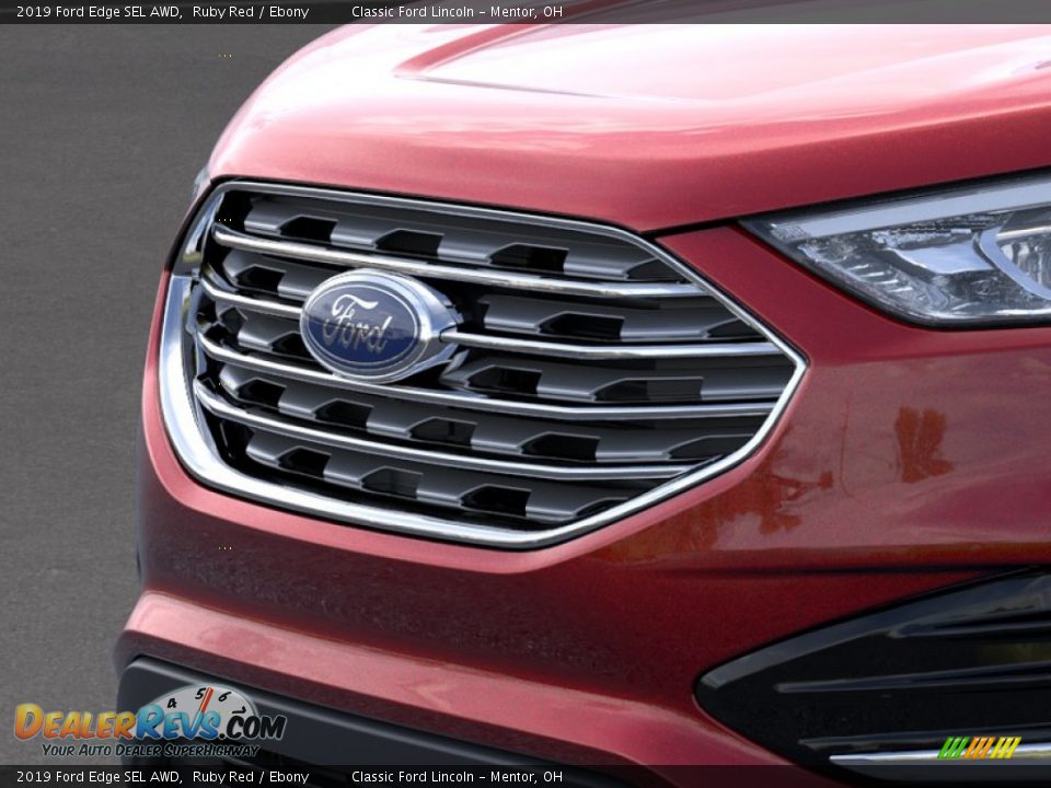 2019 Ford Edge SEL AWD Ruby Red / Ebony Photo #17