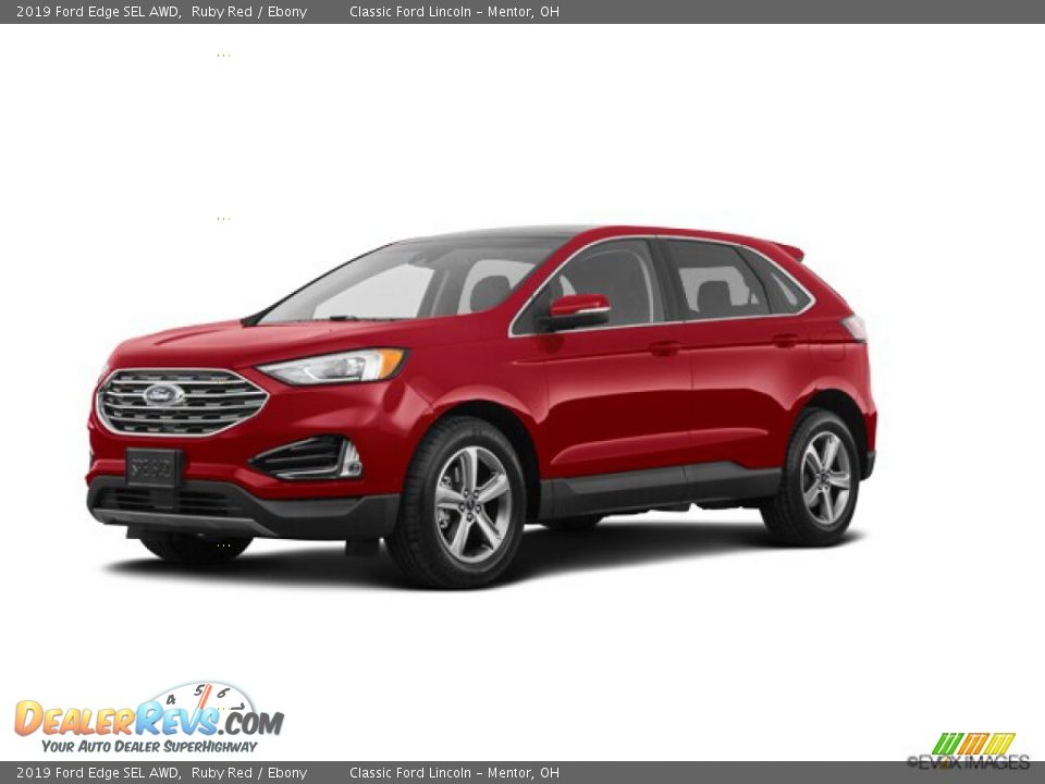 2019 Ford Edge SEL AWD Ruby Red / Ebony Photo #23