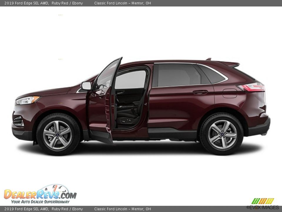 2019 Ford Edge SEL AWD Ruby Red / Ebony Photo #24