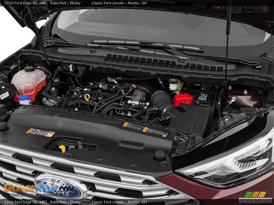 2019 Ford Edge SEL AWD Ruby Red / Ebony Photo #33