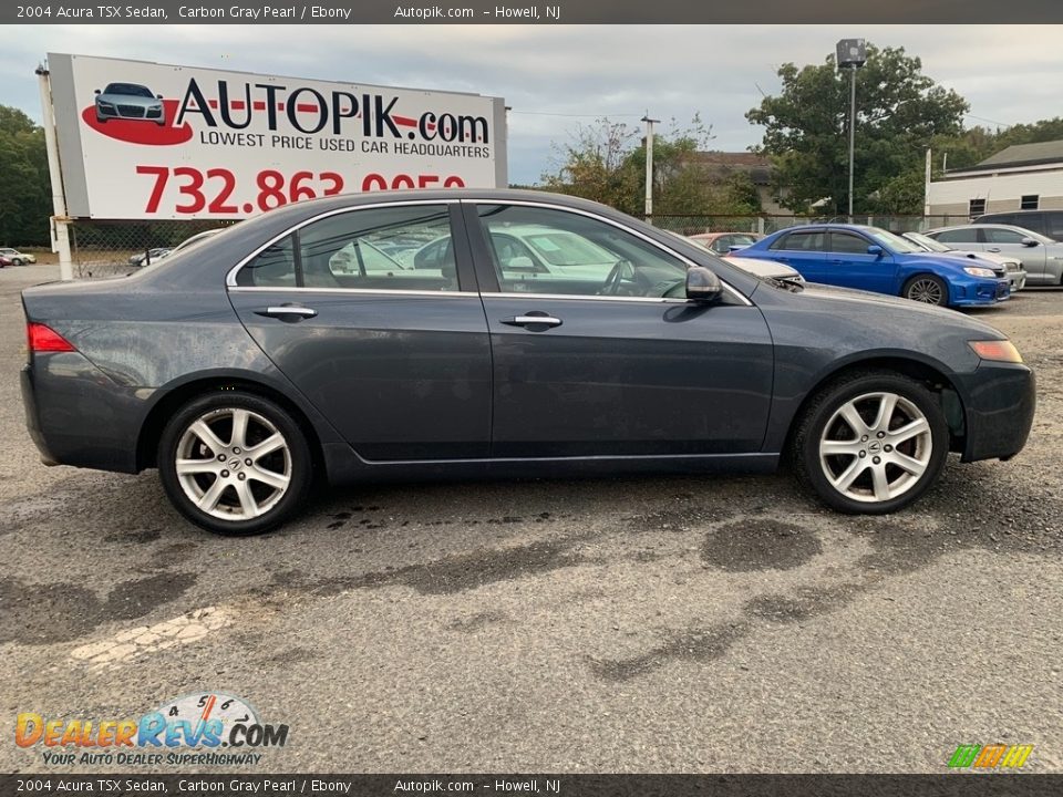 2004 Acura TSX Sedan Carbon Gray Pearl / Ebony Photo #2