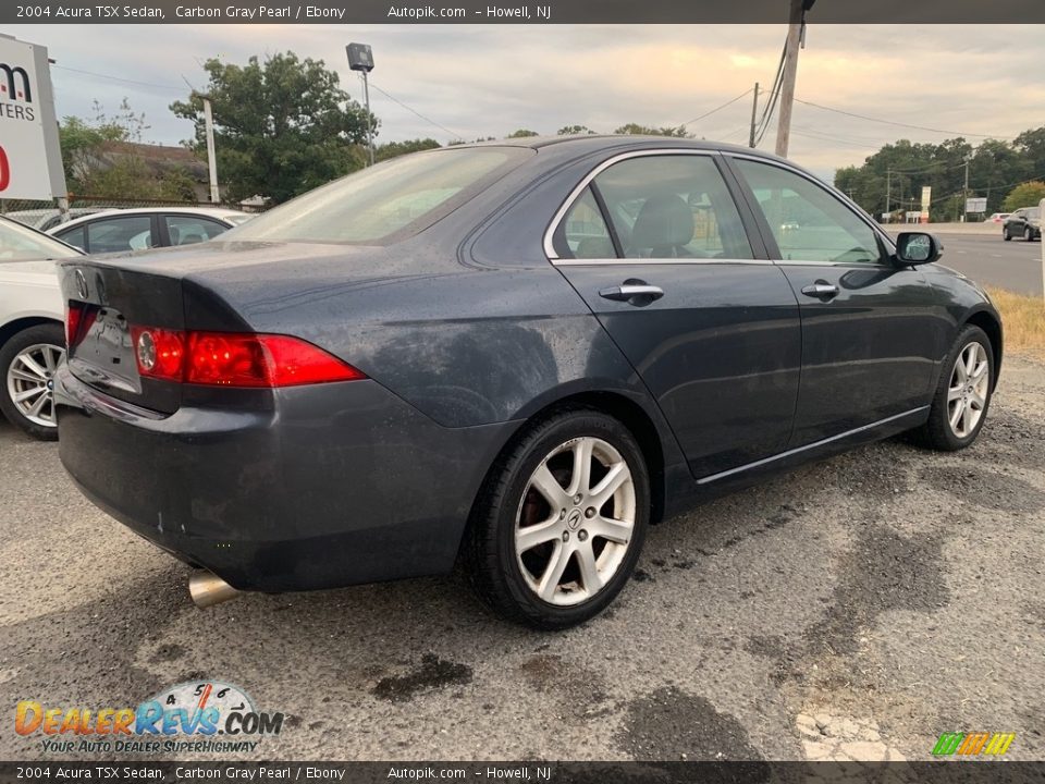 2004 Acura TSX Sedan Carbon Gray Pearl / Ebony Photo #3