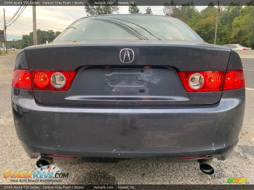 2004 Acura TSX Sedan Carbon Gray Pearl / Ebony Photo #4