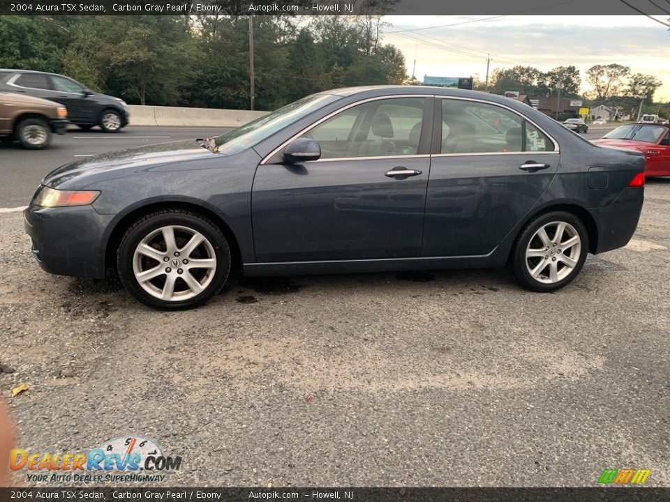 2004 Acura TSX Sedan Carbon Gray Pearl / Ebony Photo #6