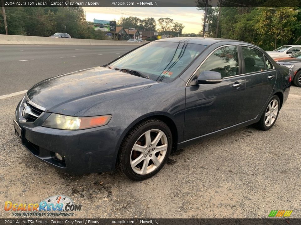 2004 Acura TSX Sedan Carbon Gray Pearl / Ebony Photo #7