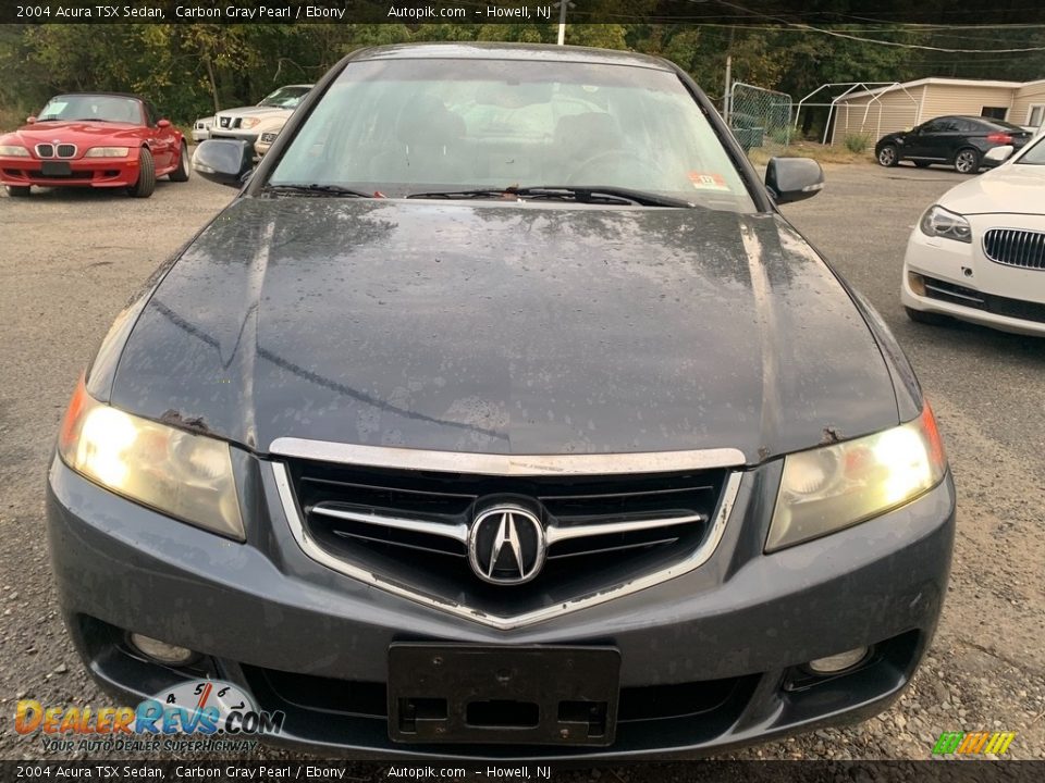 2004 Acura TSX Sedan Carbon Gray Pearl / Ebony Photo #8