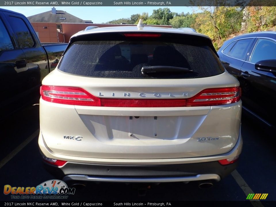 2017 Lincoln MKC Reserve AWD White Gold / Cappuccino Photo #3