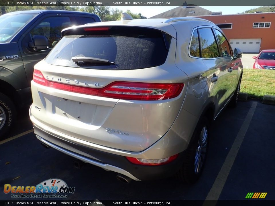 2017 Lincoln MKC Reserve AWD White Gold / Cappuccino Photo #4