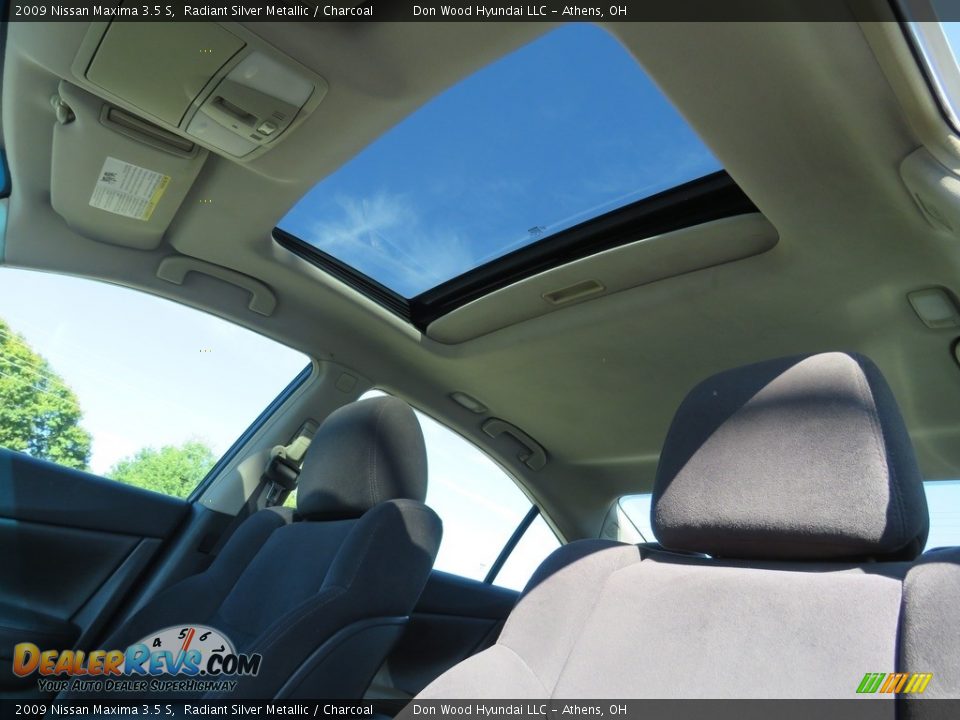 2009 Nissan Maxima 3.5 S Radiant Silver Metallic / Charcoal Photo #2