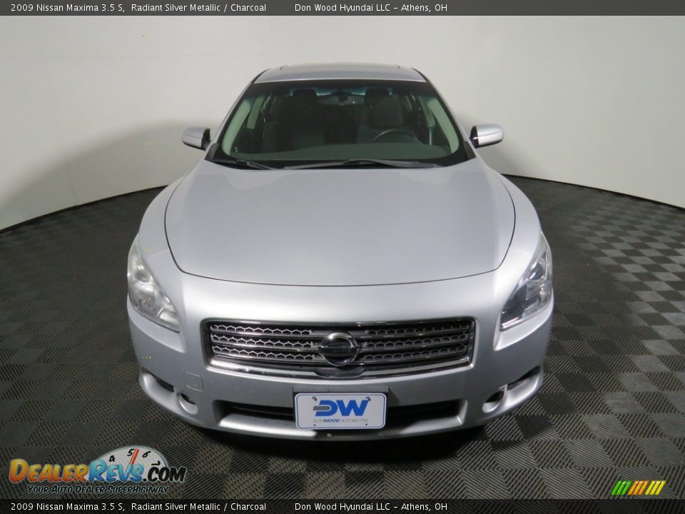 2009 Nissan Maxima 3.5 S Radiant Silver Metallic / Charcoal Photo #3