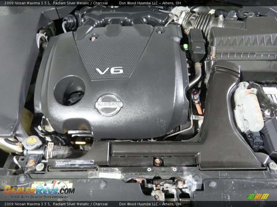 2009 Nissan Maxima 3.5 S Radiant Silver Metallic / Charcoal Photo #5