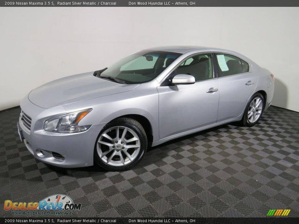 2009 Nissan Maxima 3.5 S Radiant Silver Metallic / Charcoal Photo #6