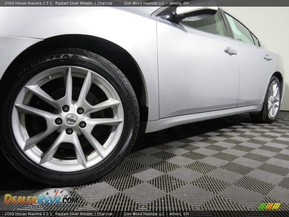 2009 Nissan Maxima 3.5 S Radiant Silver Metallic / Charcoal Photo #7